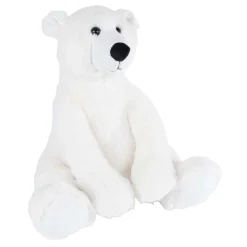 Knuffel Pluche - Ijsbeer Zittend, 33cm-Take Me Home Clearance