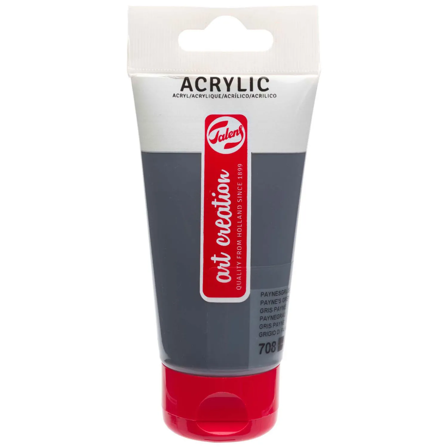 Art Creation Acrylverf Tube 75ml Paynesgrijs 708-Talens Best