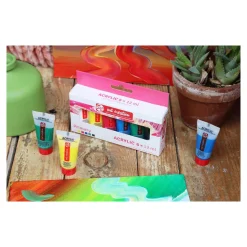 Art Creation Acrylverf Set Primary, 6x12ml><noscript><img width=