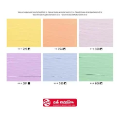 Art Creation Acrylverf Set Pastel, 6x12ml-Talens Best
