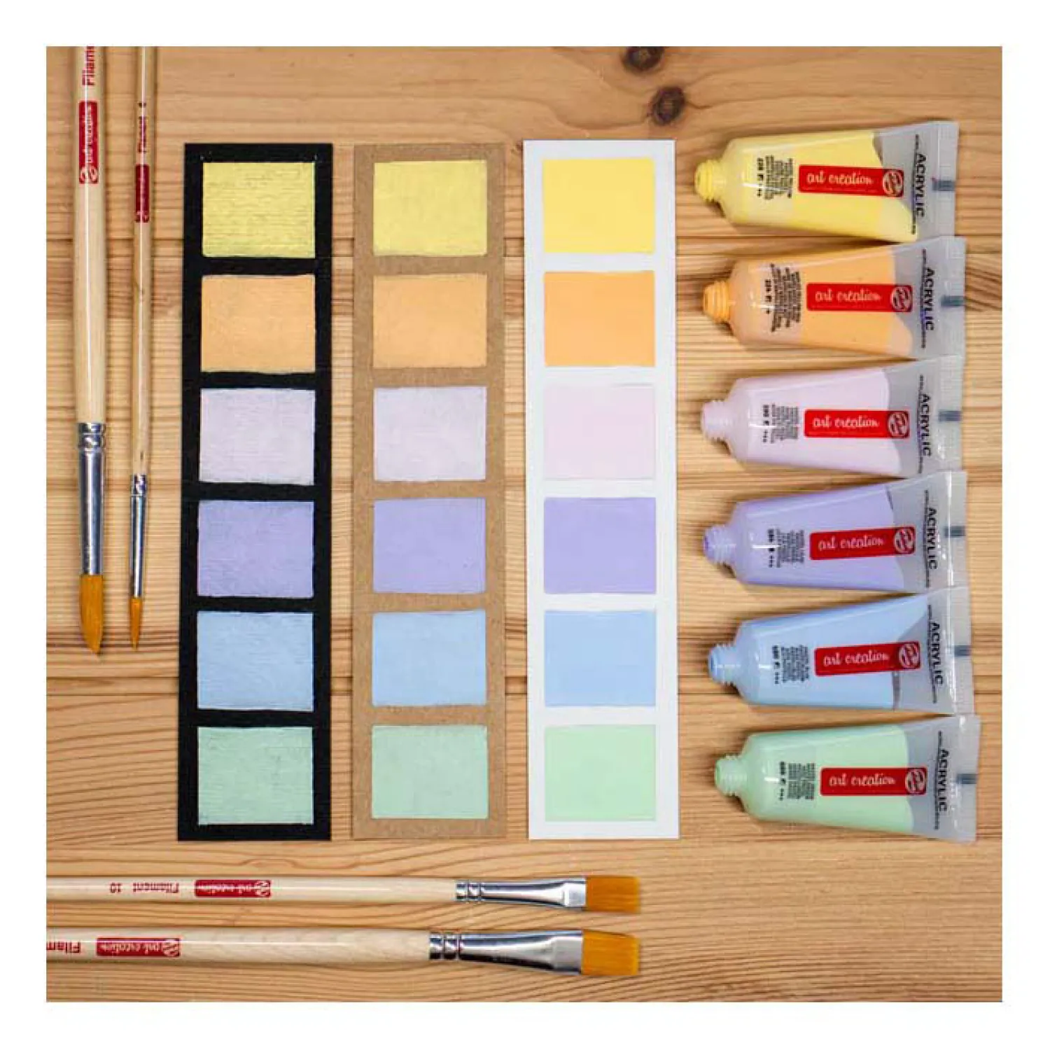 Art Creation Acrylverf Set Pastel, 6x12ml-Talens Best