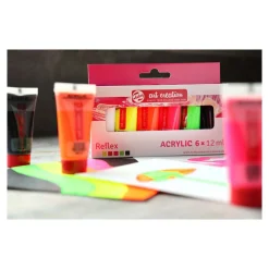 Art Creation Acrylverf Set Reflex, 6x12ml><noscript><img width=