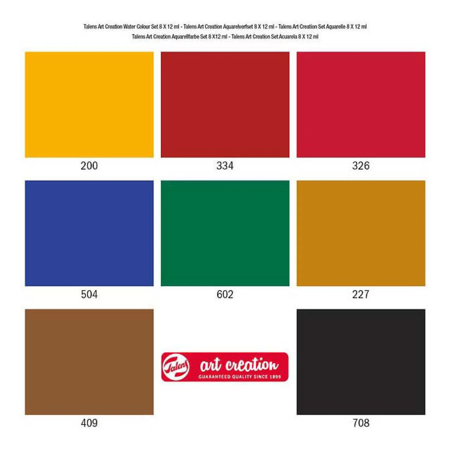 Art Creation Aquarelverfset 8X12ml-Talens Sale