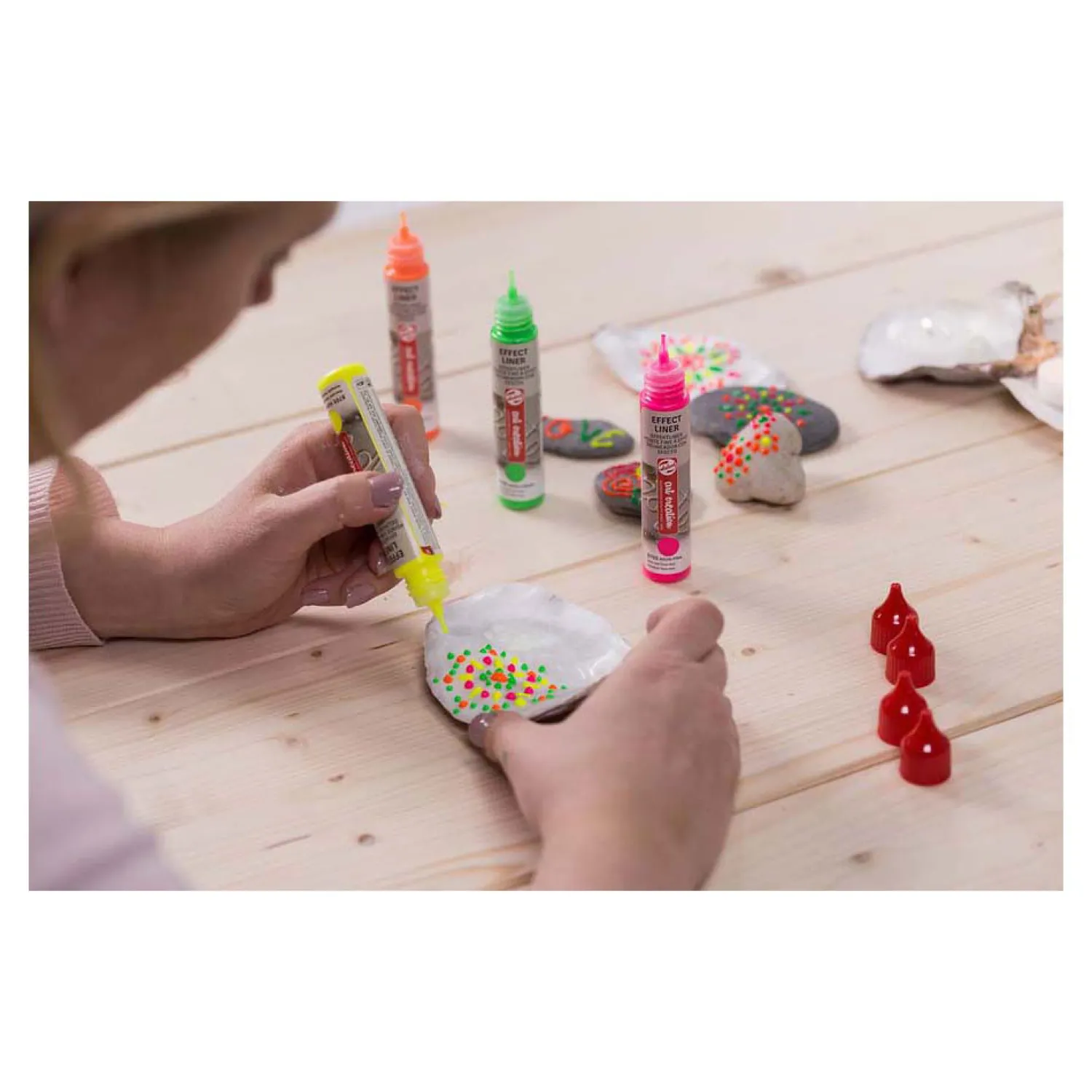 Art Creation Effektliner Set 4x28ml Neon-Talens Hot