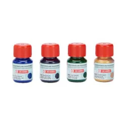Art Creation Glas & Porselein Transp. 4x30ml Blauw-Talens Clearance