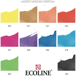 Ecoline Brush Pen, 10st.-Talens Best