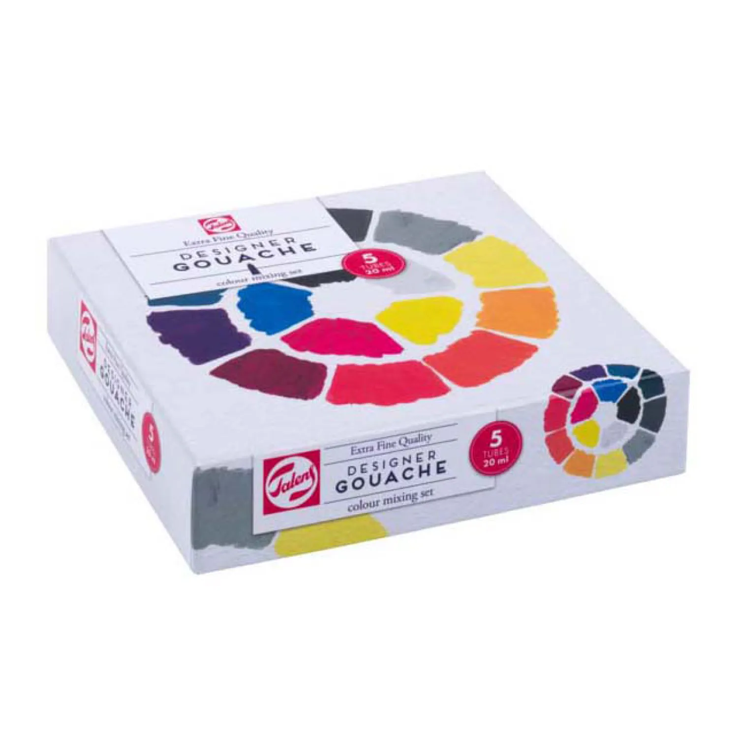 Gouache Extra Fijn Mengset, 5x20ml Tubes-Talens New