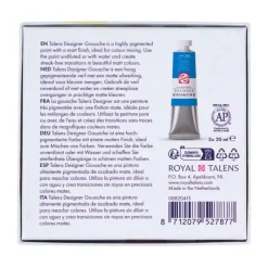 Gouache Extra Fijn Mengset, 5x20ml Tubes-Talens New