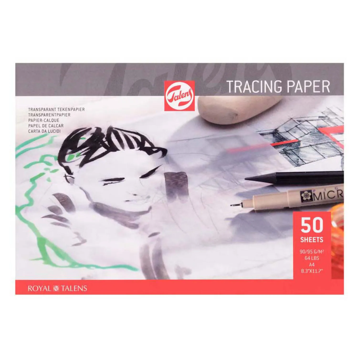 Talens Overtrekpapier A4 90G 50 Vellen Sale