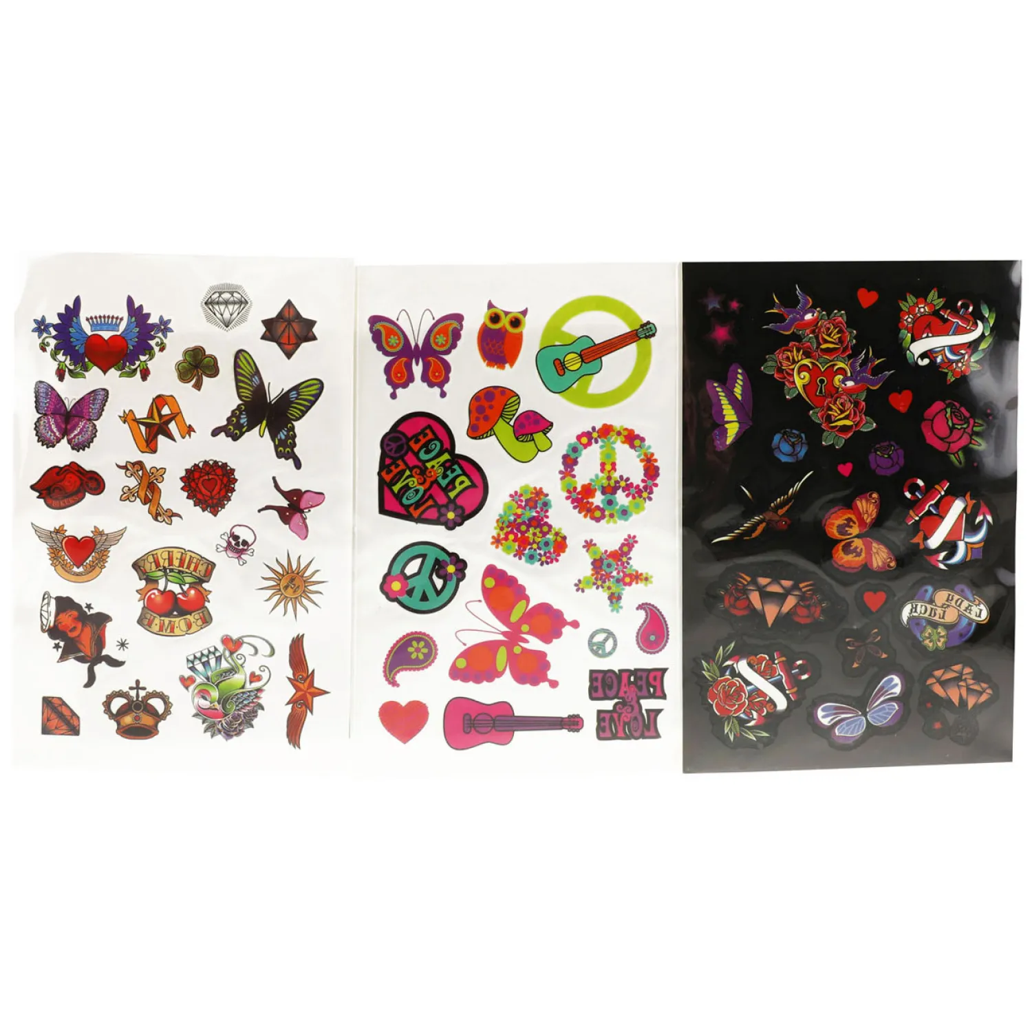 Tattoostickers met Glow in the Dark>Toi-Toys Hot