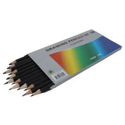 Tekenpotlood 4H-9B, 12st.>Creativ Company Hot