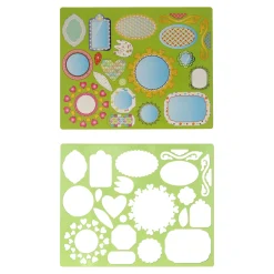 Tekensjabloon Spiegels, 27x19cm Outlet