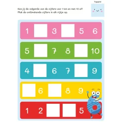 Deltas Tellen van 1 Tot 10 met Stickers (5-6 j.) Sale