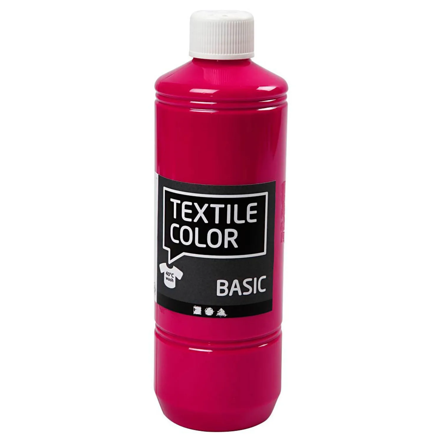 Textiel Color Verf - Primair Rood, 500ml>Creativ Company Best
