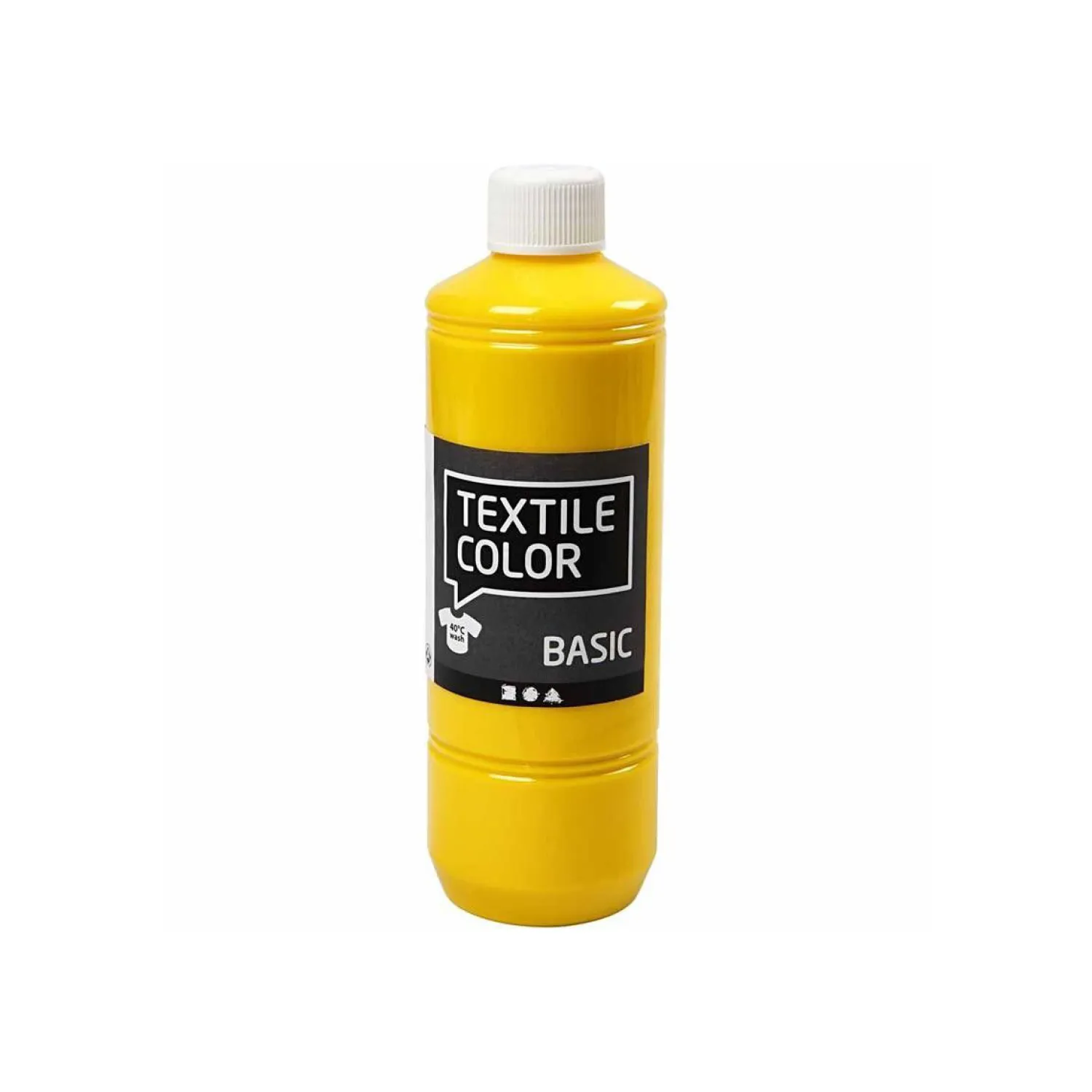 Textielverf - Primair Geel, 500ml>Creativ Company Hot