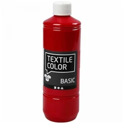 Textielverf - Primaire kleuren, 5x500ml-Creativ Company Sale