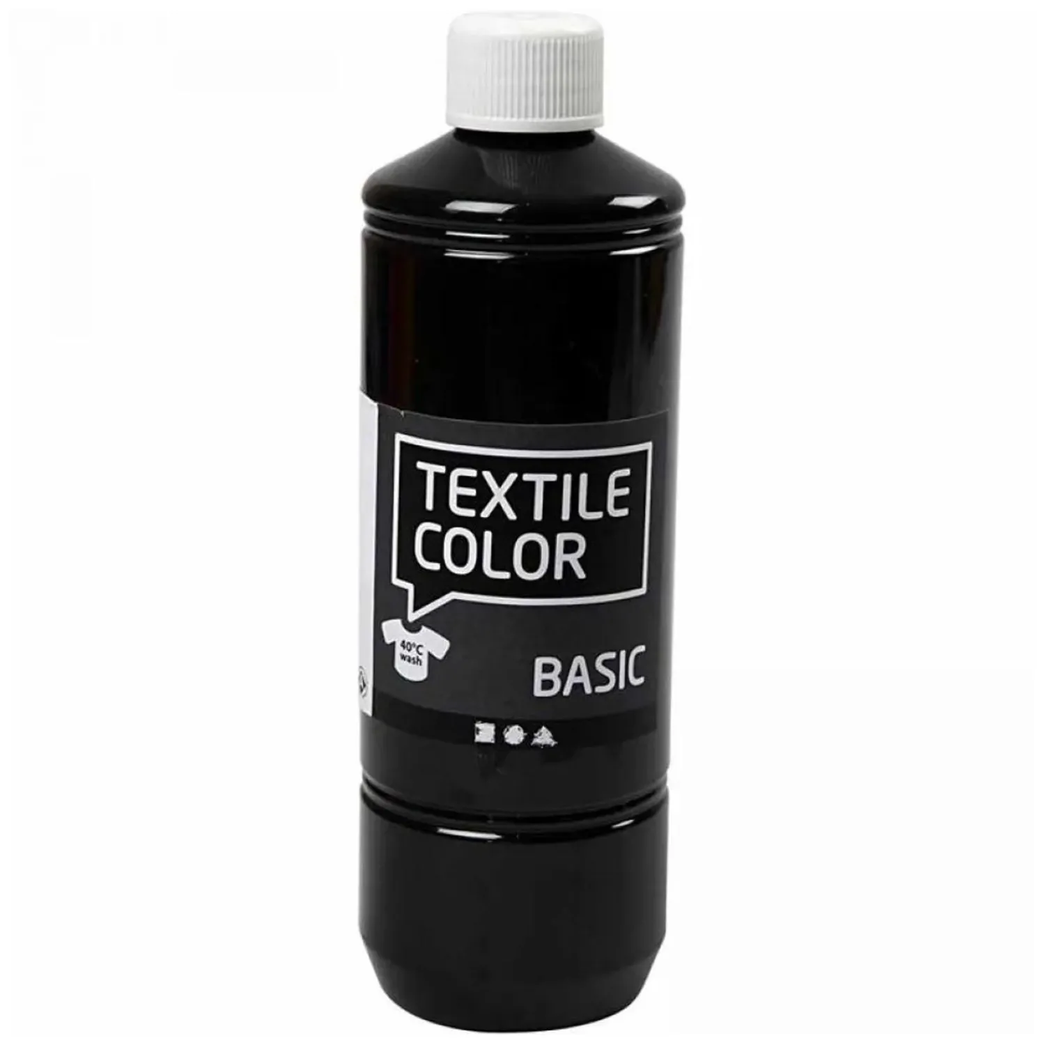 Textielverf - Primaire kleuren, 5x500ml-Creativ Company Sale