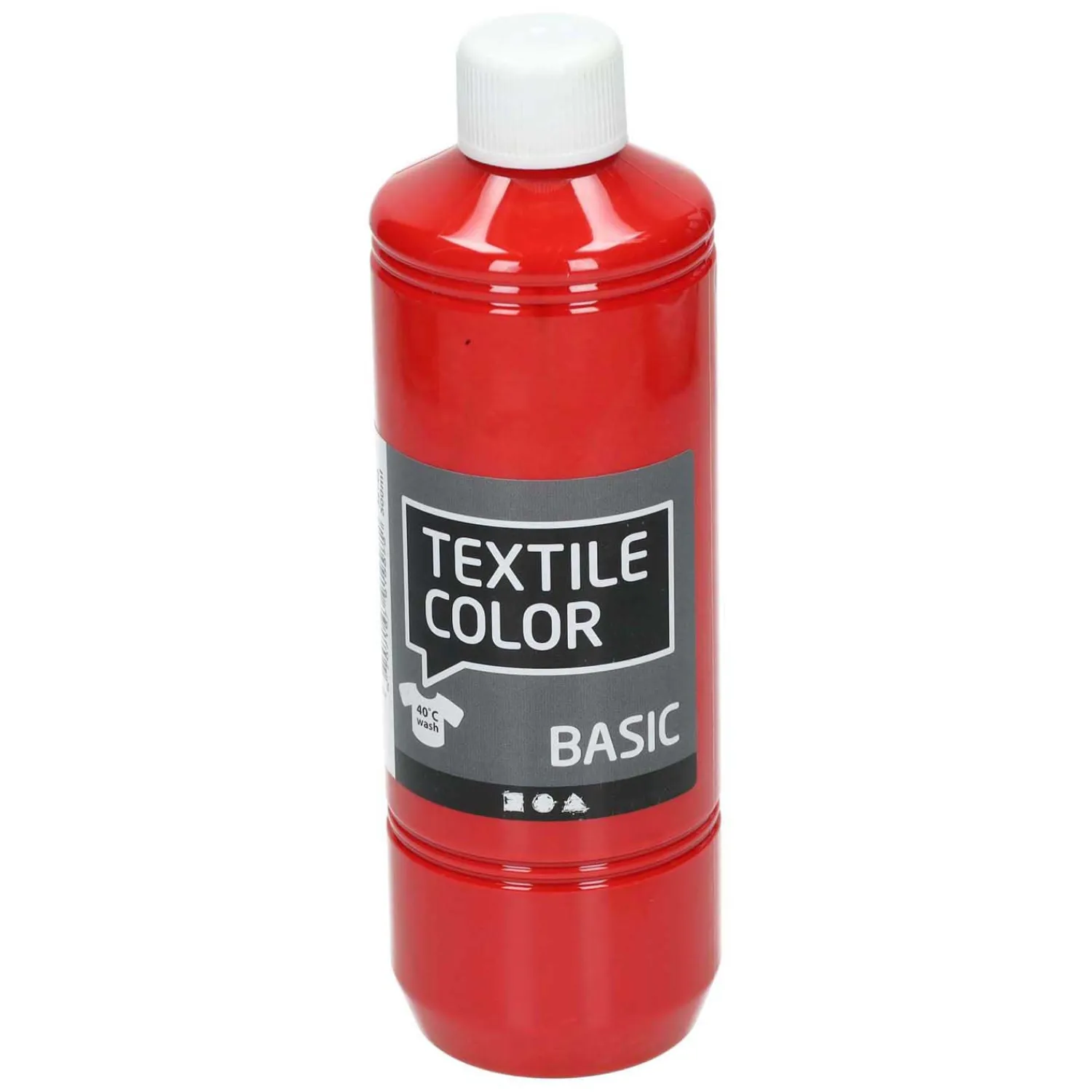 Textielverf - Rood, 500ml-Creativ Company Clearance