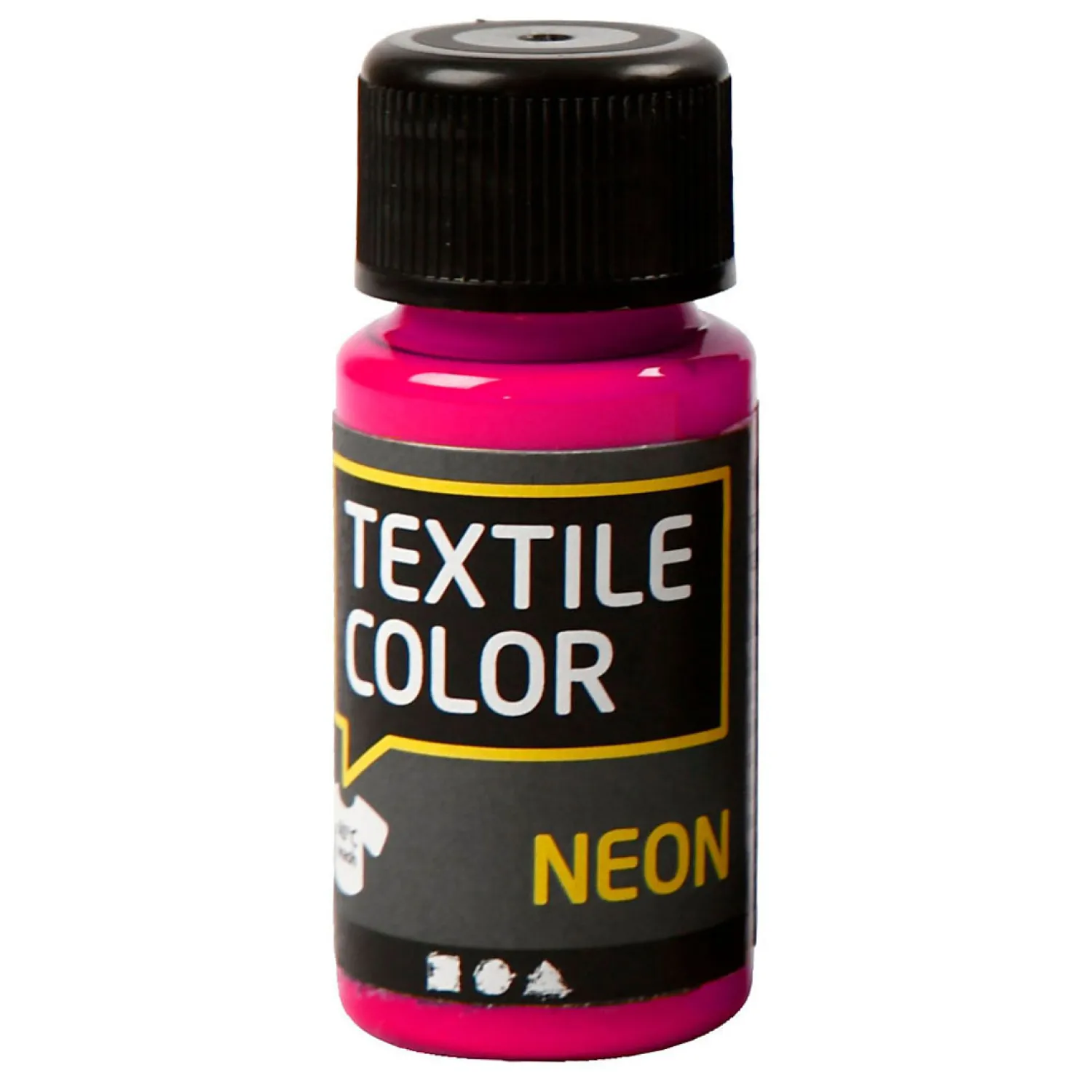Creativ Company Textile Color Dekkende Textielverf - Neon Roze, 50ml New