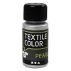Creativ Company Textile Color Dekkende Textielverf - Zilver Parelmoer, 50ml