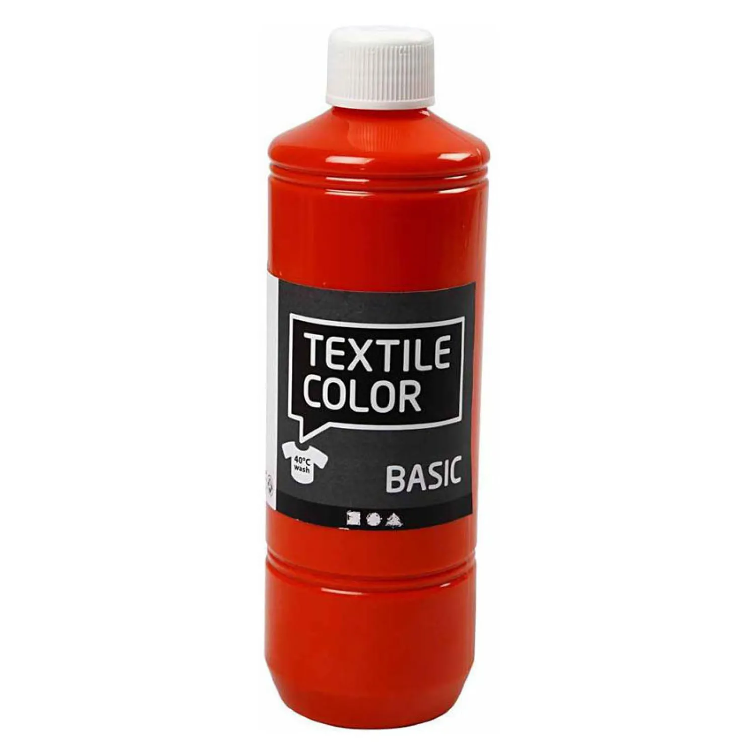 Textile Color Semi-dekkende Textielverf - Oranje, 500ml-Creativ Company Discount