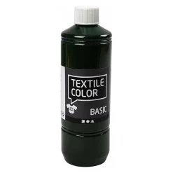 Creativ Company Textile Color Semi-dekkende Textielverf - Olijfgroen, 500ml Best