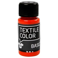 Textile Color Semi-dekkende Textielverf - Oranje, 50ml>Creativ Company Outlet