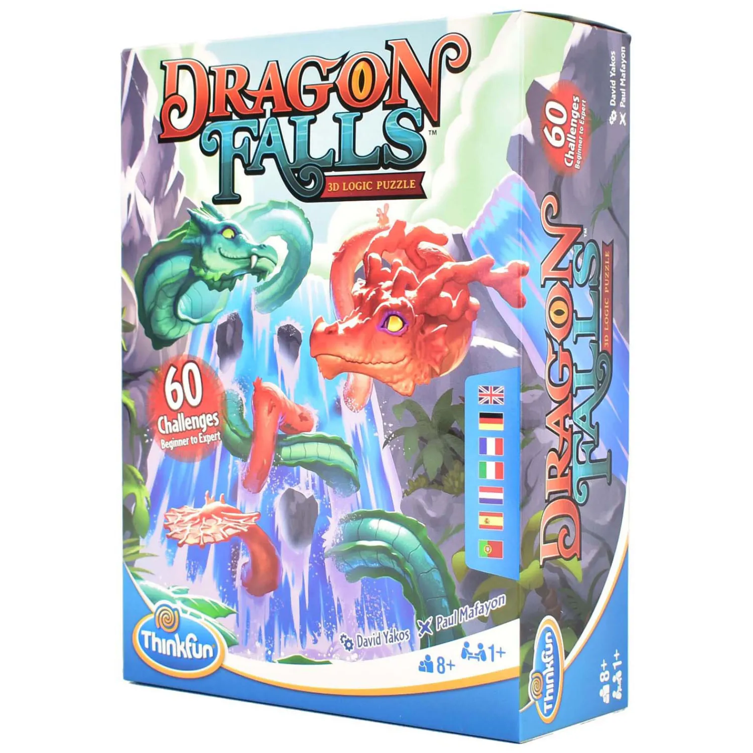 Dragon Falls 3D Denkpuzzel, 60 Challenges-Thinkfun Best
