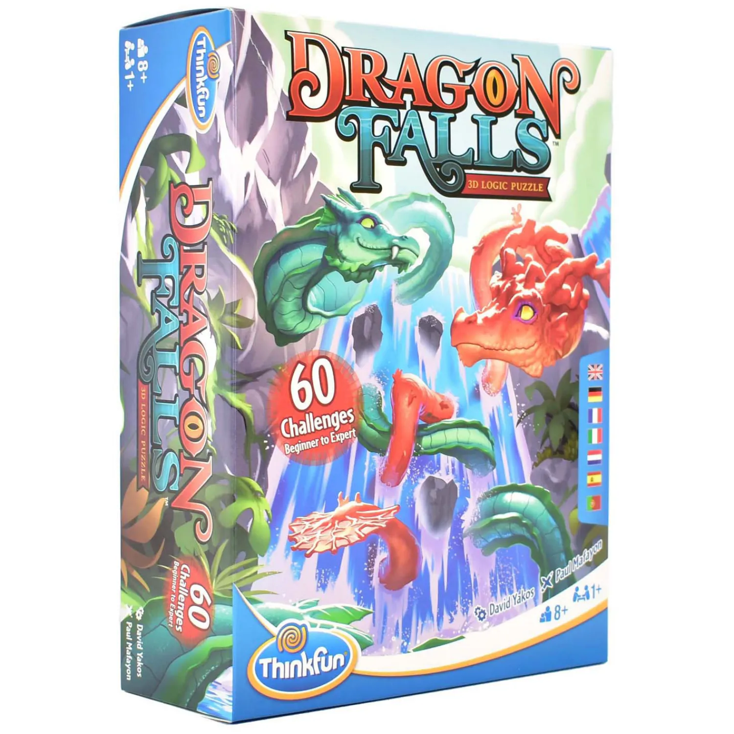 Dragon Falls 3D Denkpuzzel, 60 Challenges-Thinkfun Best