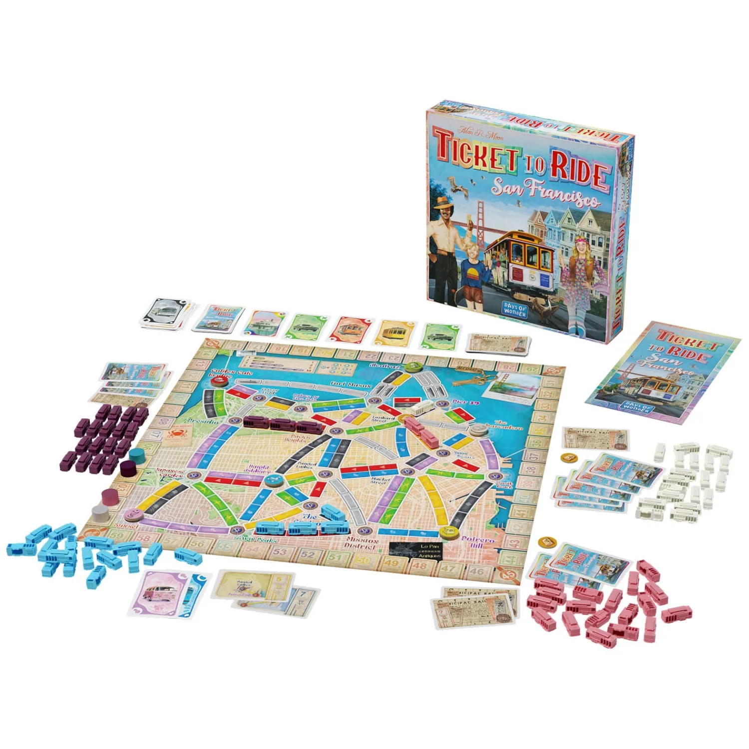 Asmodee Ticket to Ride - San Francisco Bordspel New