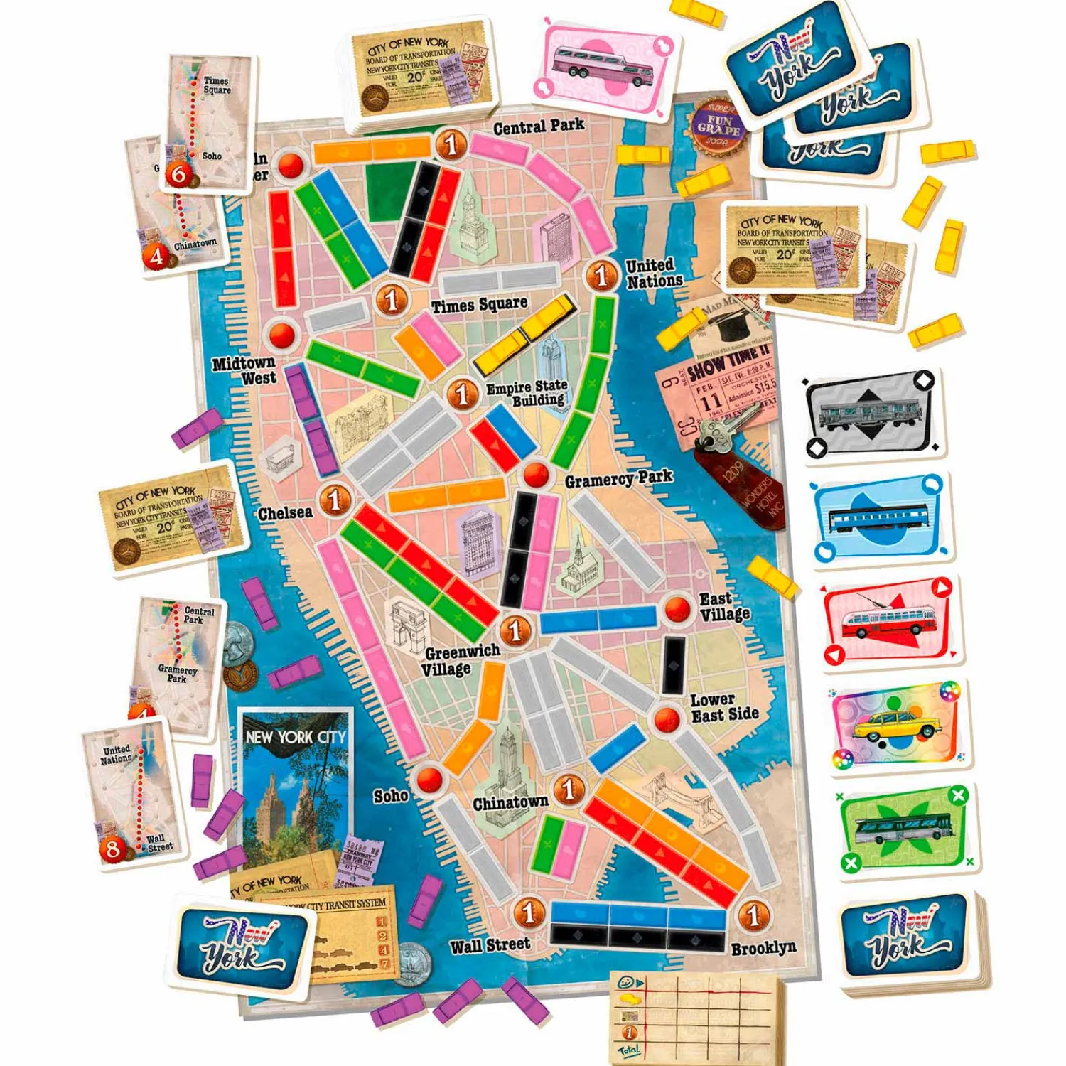 Ticket to Ride New York Bordspel>Asmodee