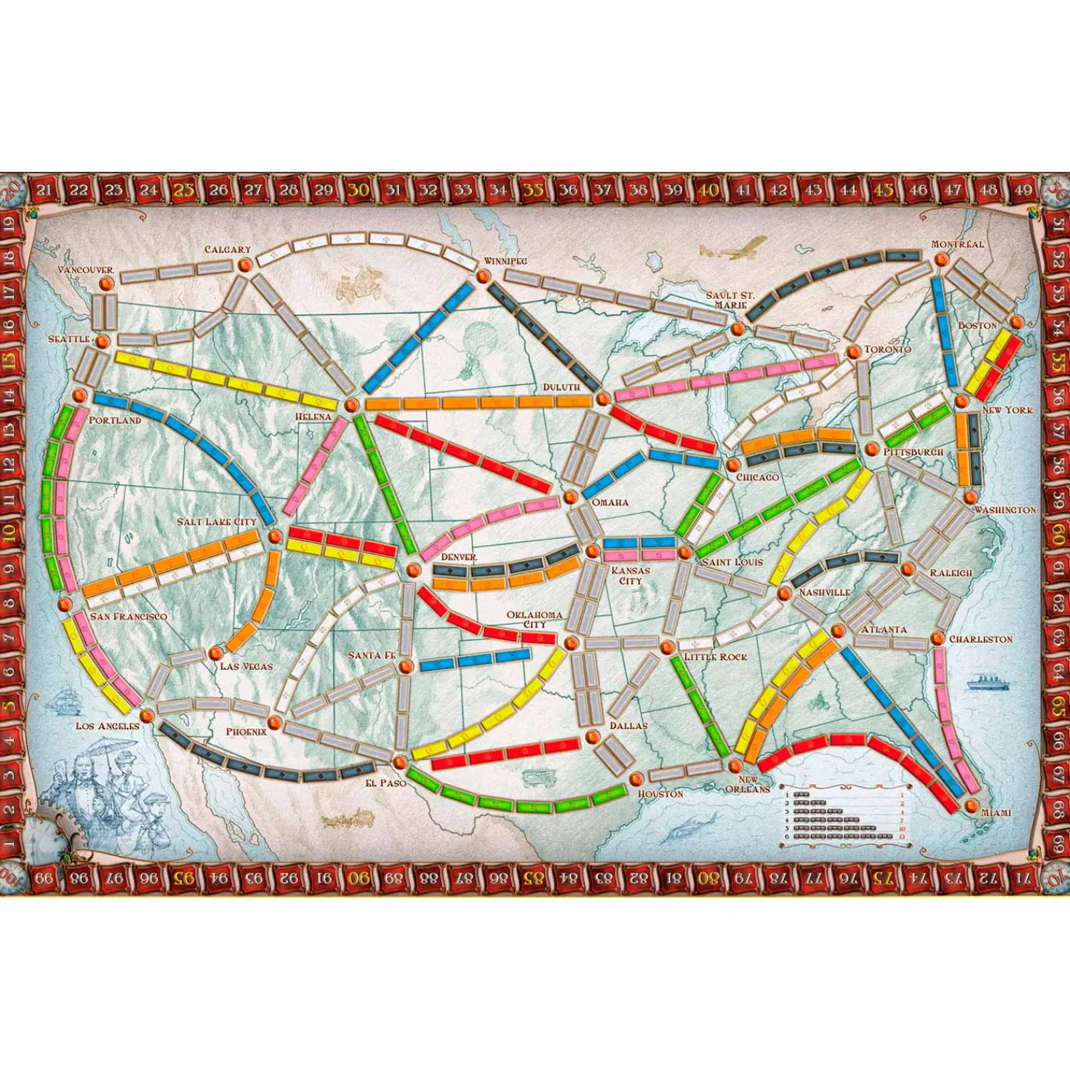 Asmodee Ticket to Ride USA Bordspel New