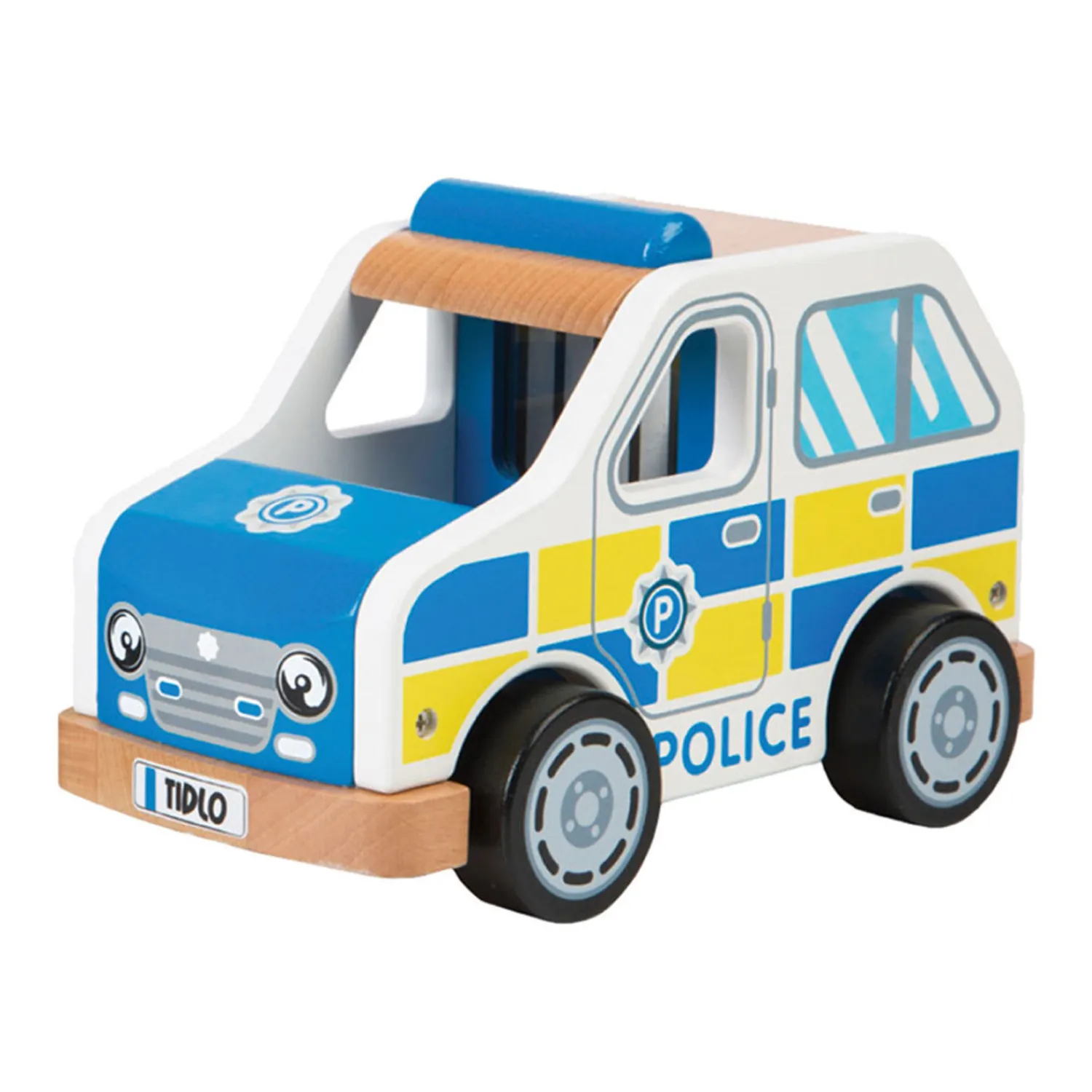 Houten Politieauto-Tidlo Discount
