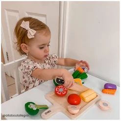 Houten Snijgroenten Speelset, 20dlg.-Tidlo Hot