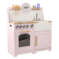 Tidlo Houten Speelkeuken Landelijk Roze, 7dlg. Hot