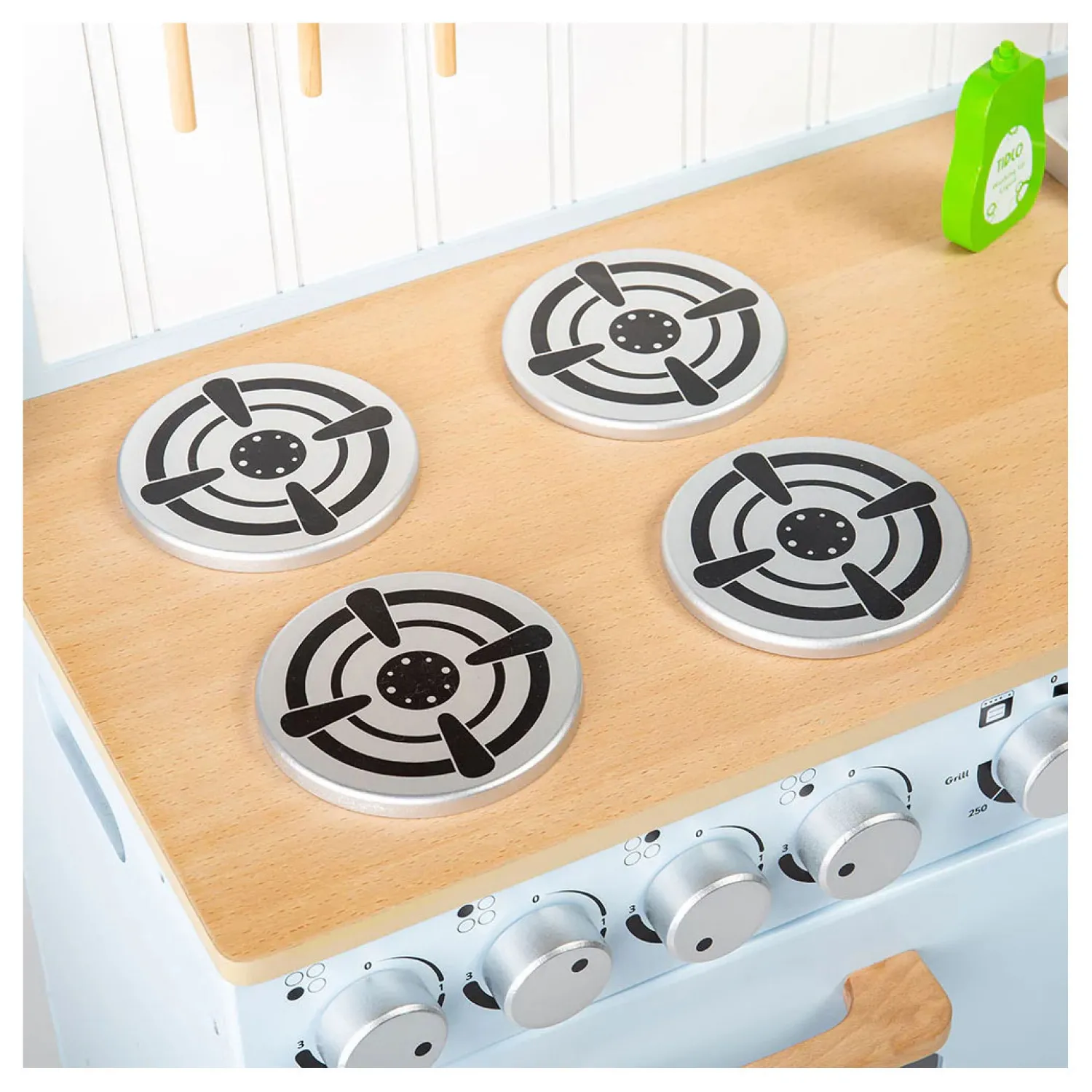 Houten Speelkeuken Landelijk,7dlg.>Tidlo Discount