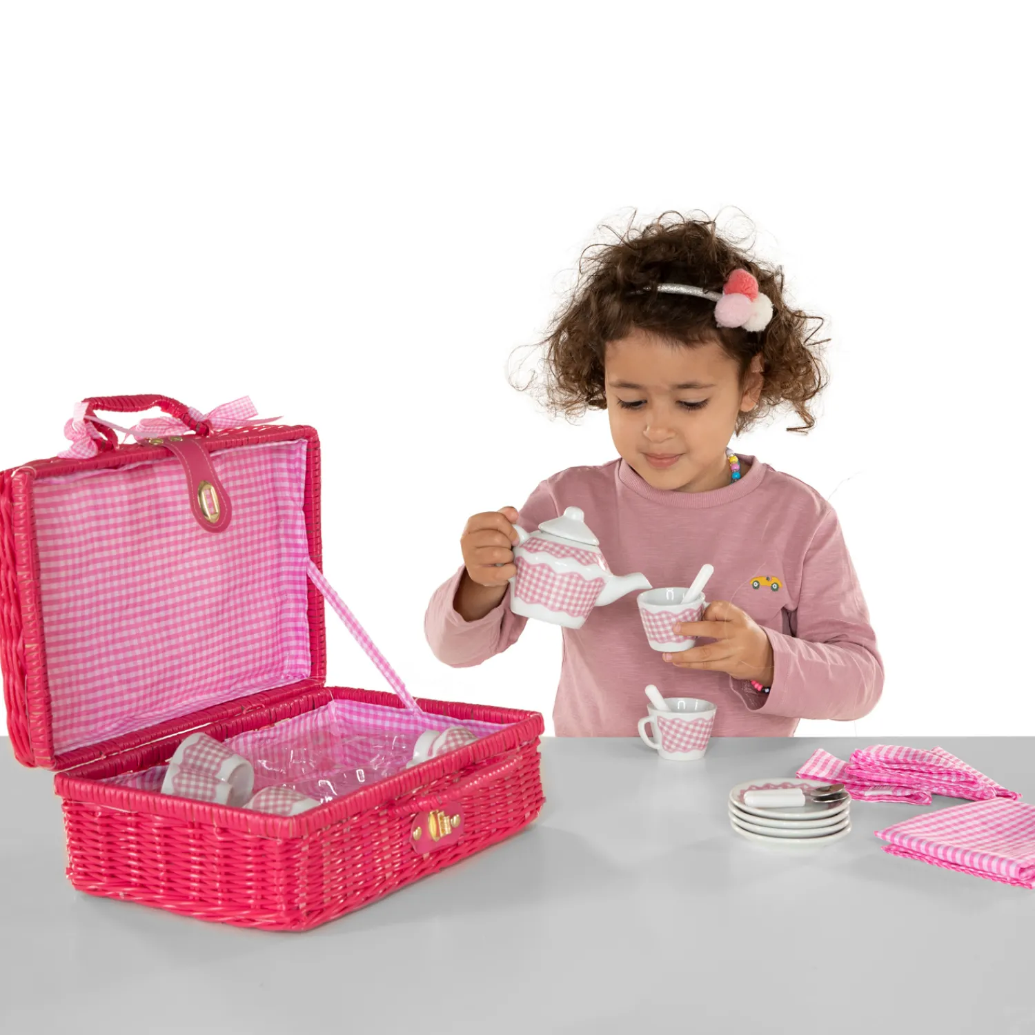 Tidlo Picnickset in Roze Koffer Online