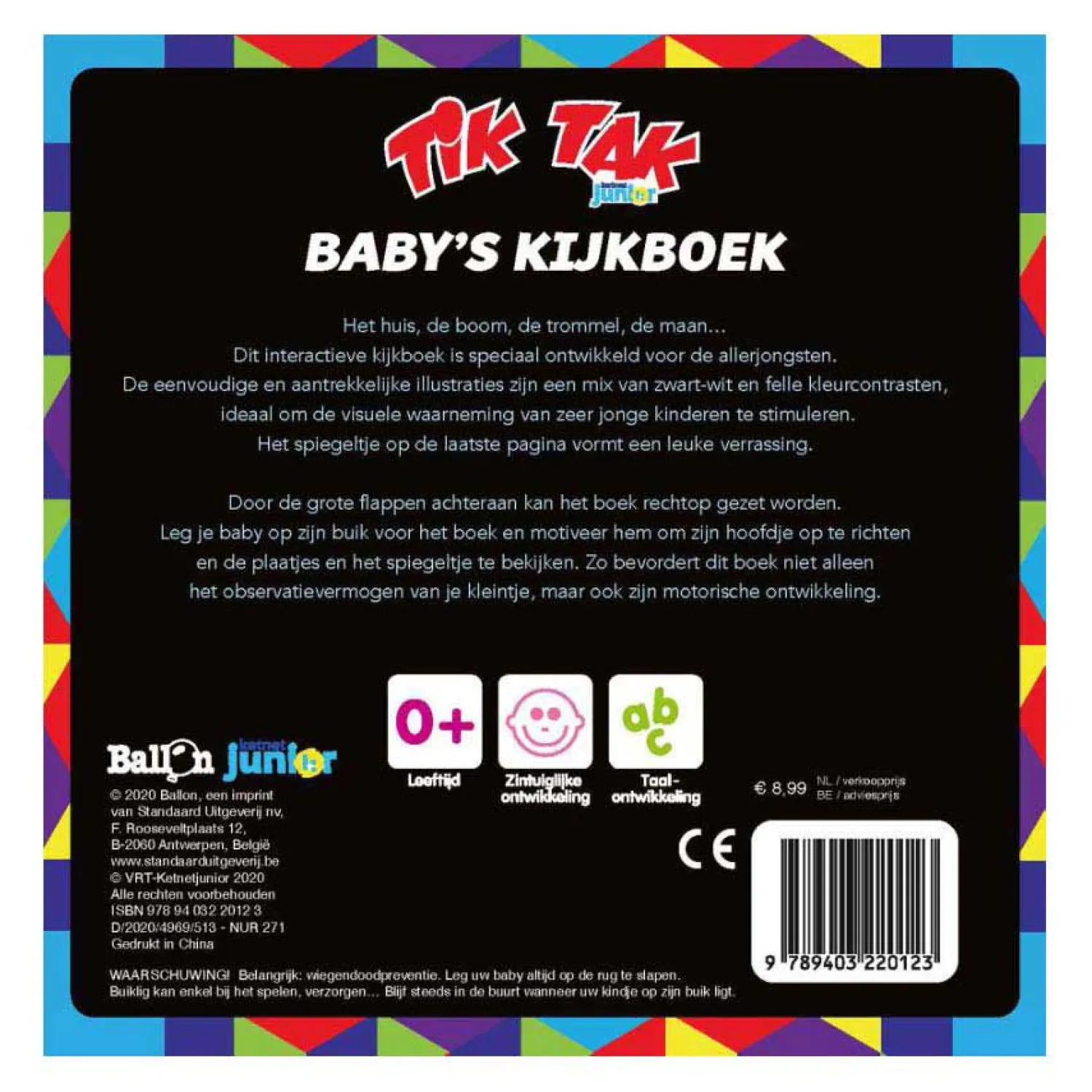 Tik Tak - Baby's Kijkboek 0-6m>Standaard Uitgeverij Hot