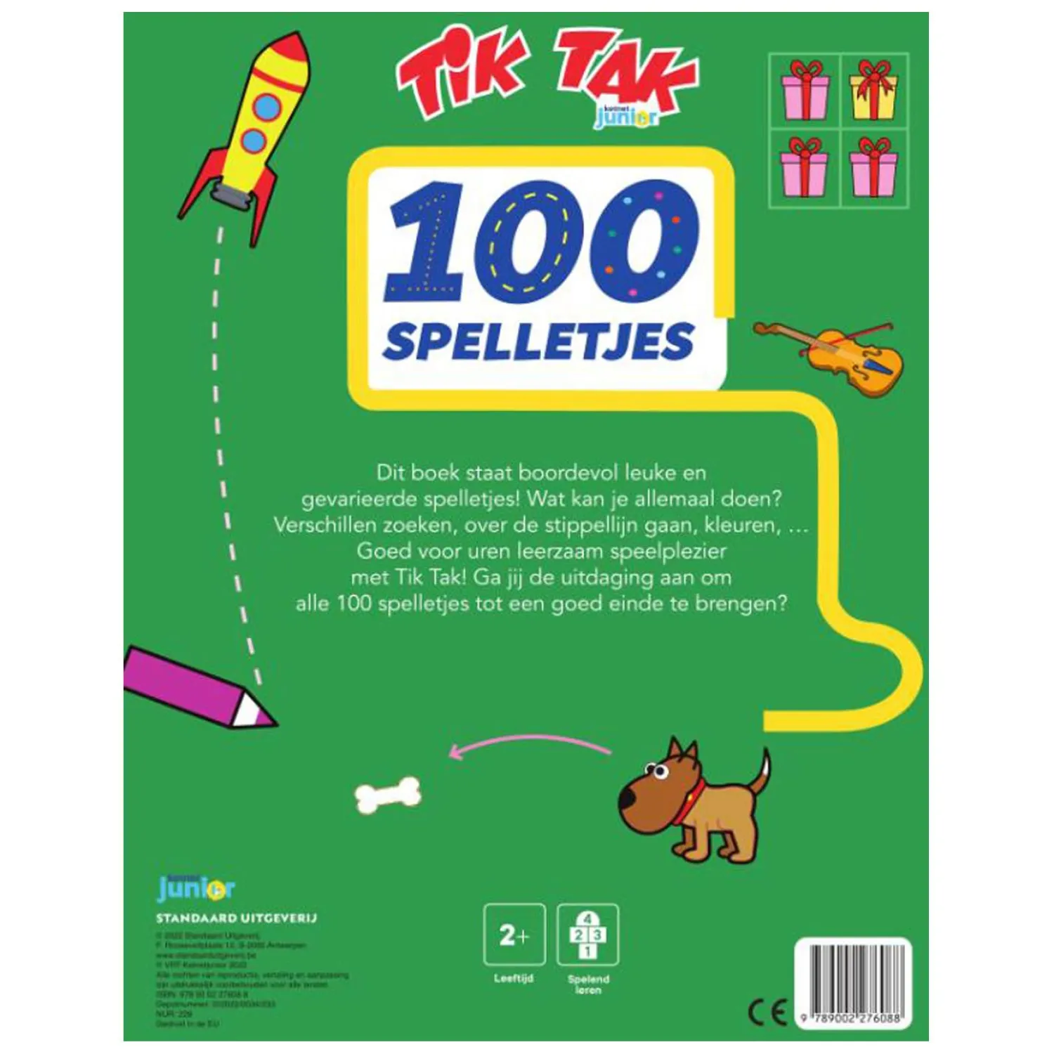 WPG Uitgevers Tik Tak 100 Spelletjes