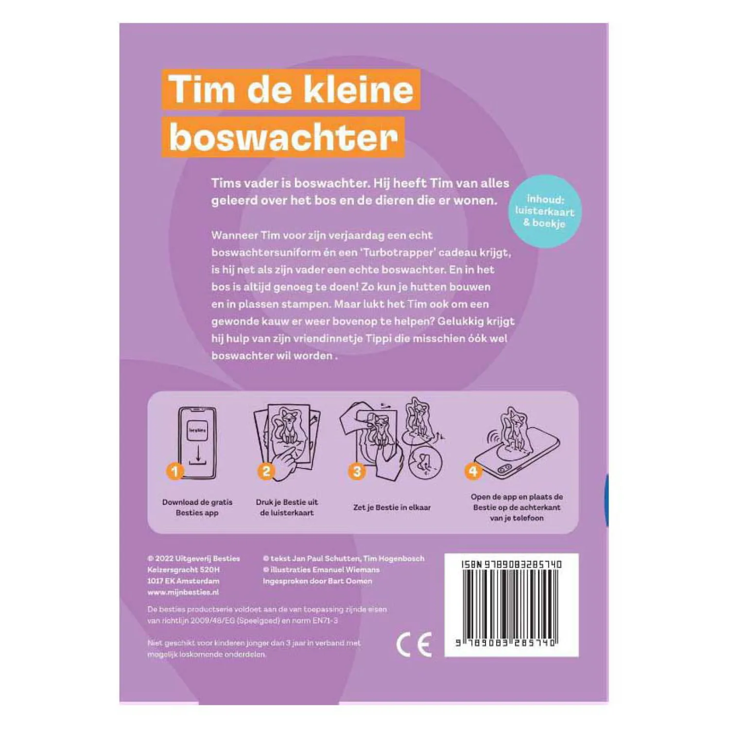 Tim de Kleine Boswachter Luisterkaart>Centraal Boekhuis Best