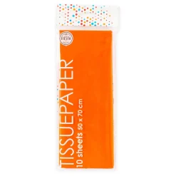 Globos Tissuepapier 10 Vellen Oranje, 50x70cm