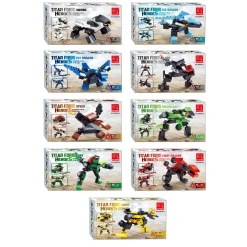 Titans Robot Bouwblokjes Bouwset 3-in-1- New