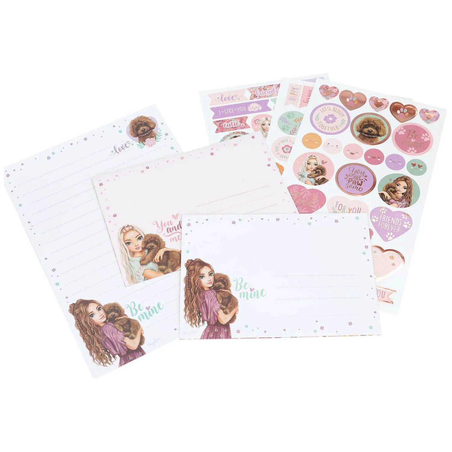 TOPModel Briefpapier Floral New