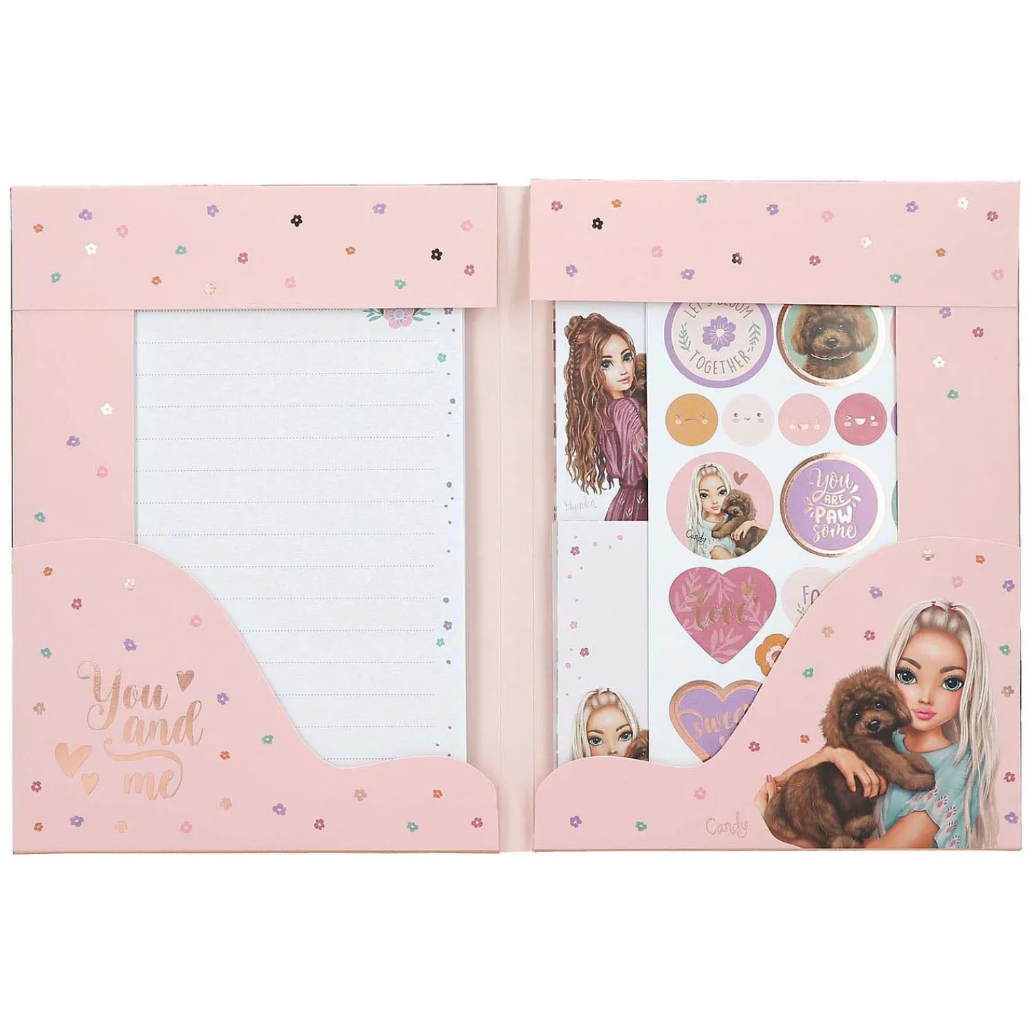 TOPModel Briefpapier Floral New