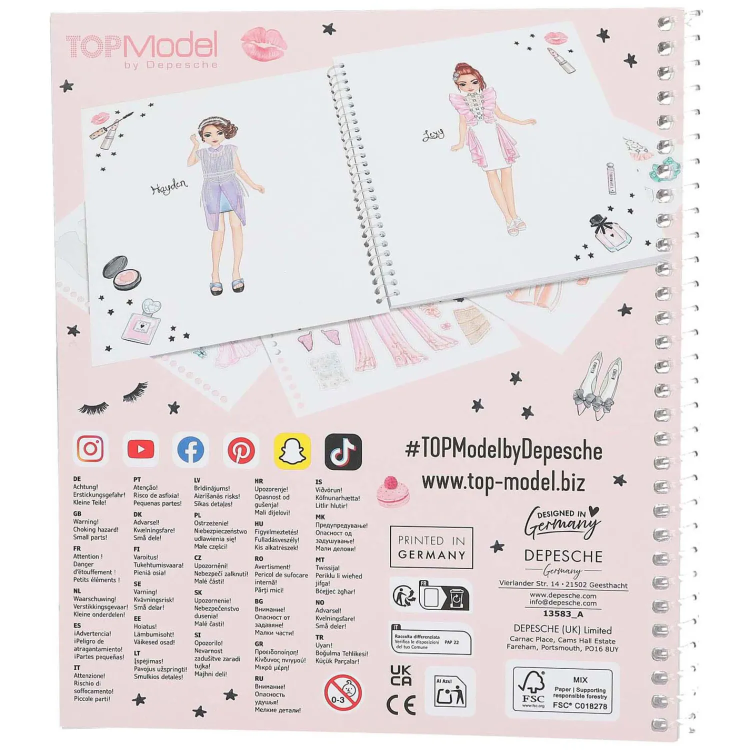 Create Your Glam Kleurboek>TOPModel