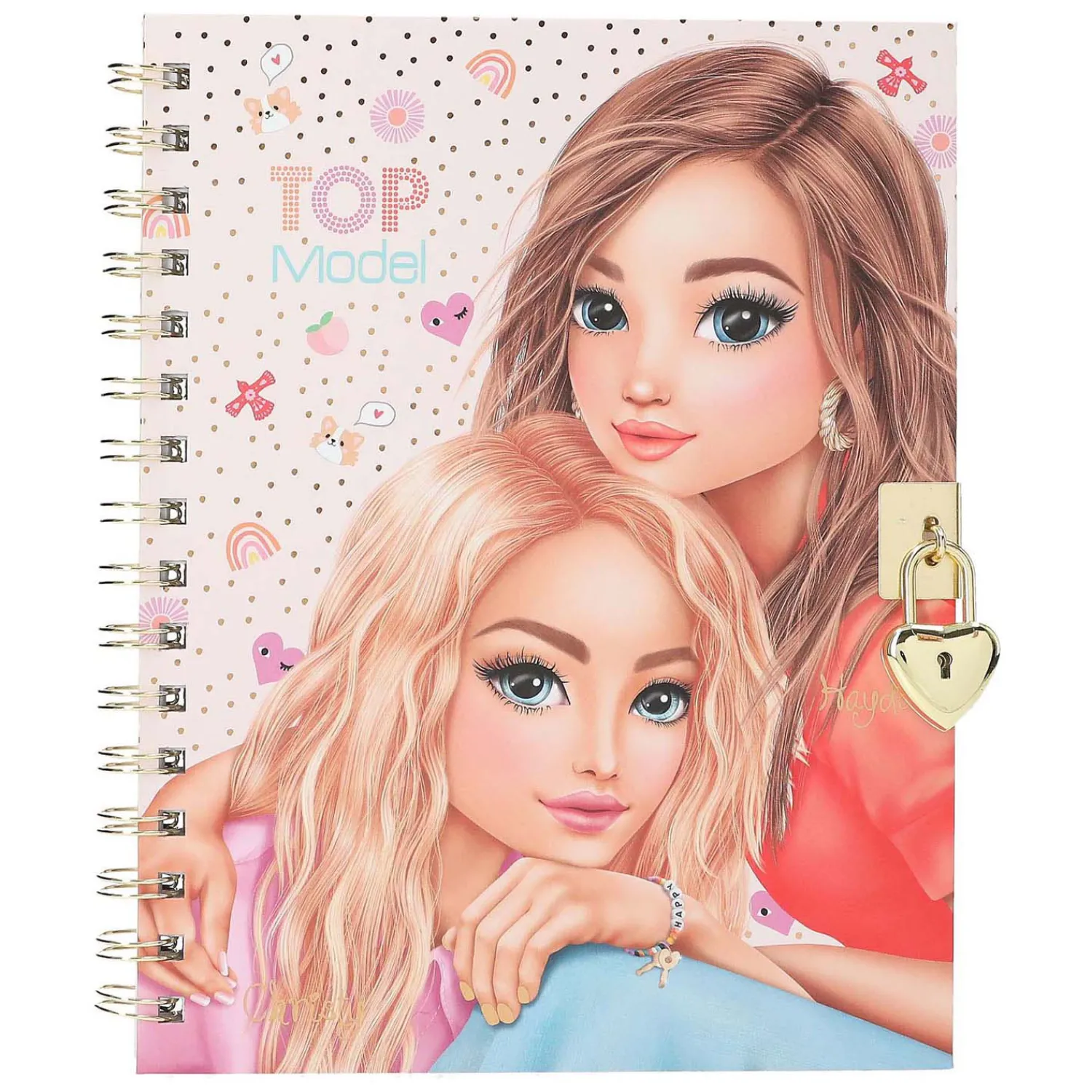 Dagboek met Slot & Armband>TOPModel Best