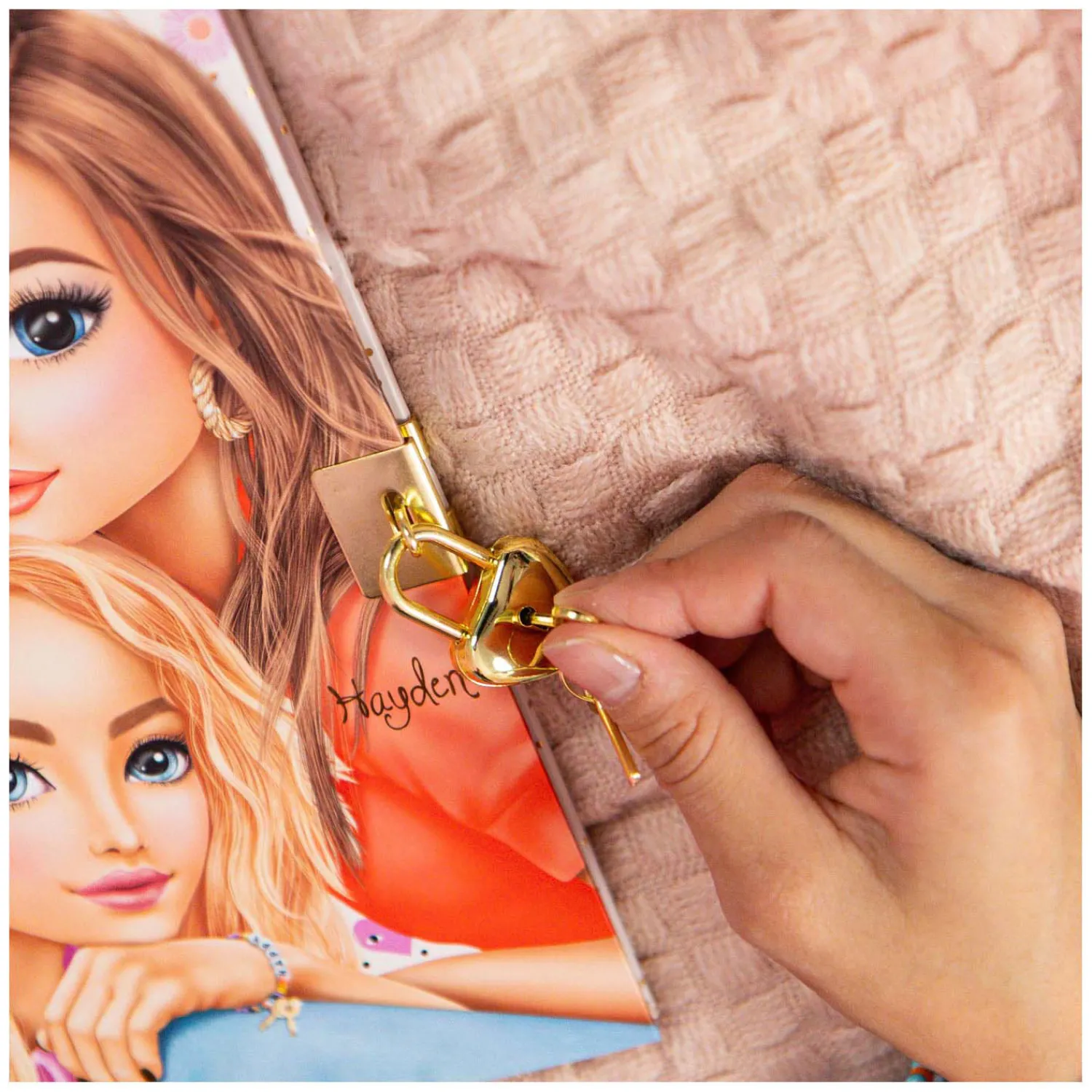 Dagboek met Slot & Armband>TOPModel Best