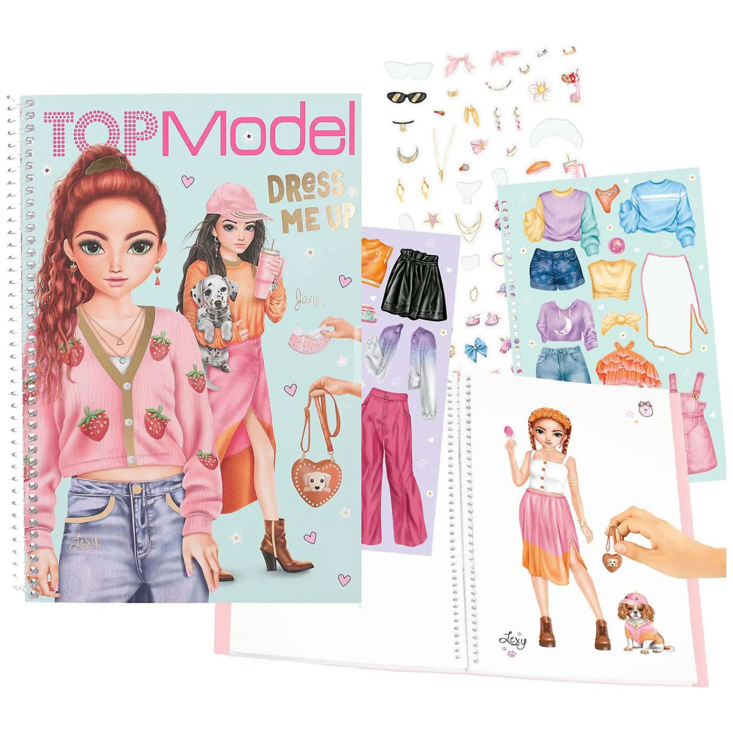 Dress me Up Stickerboek Groot-TOPModel Discount