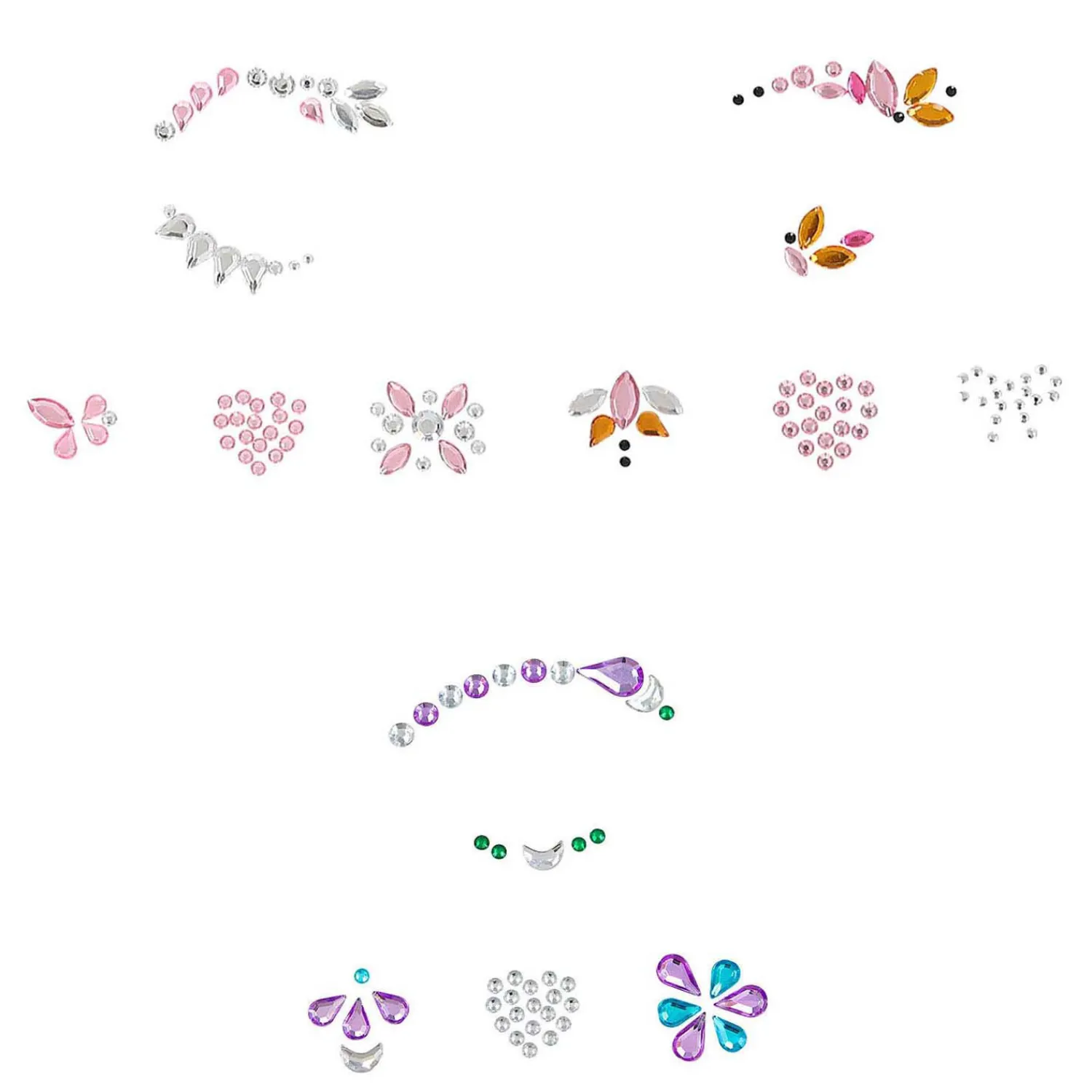 Face Crystal Stickers Beauty and Me-TOPModel Online