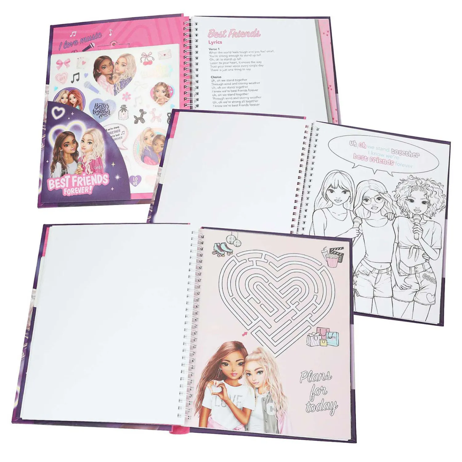 TOPModel Kleurboek met LED en Geluid MY BFF>Depesche Outlet